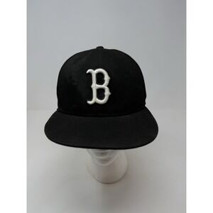 New Era 59Fifty Cap Boston Red Sox MLB Basic Black White Fitted‎ Hat 7-3/8